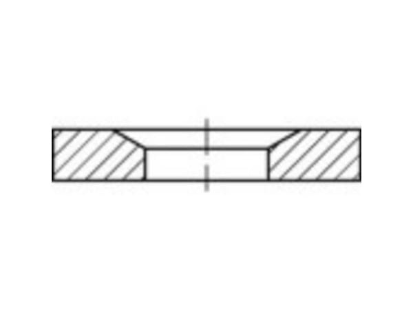 Teräksiset kartiopannut 50 kpl TOOLCRAFT 137913