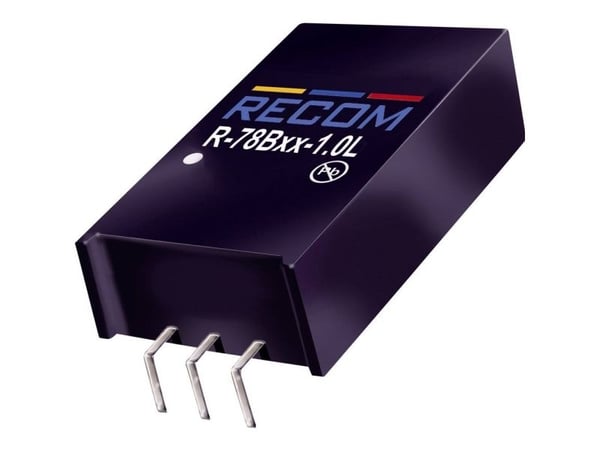 RECOM R-78HB5.0-0.5L DC/DC-muunnin, piirilevy 72 V/DC 5 V/DC 0,5 A 2,5 W Lähtöjen määrä: 1 x