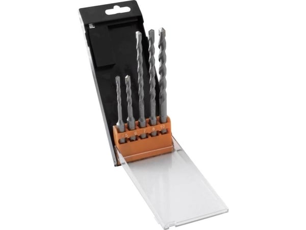 AVIT hardmetall hullbor-sett 5 deler 5/6/7/8/10 mm SDS-Plus
