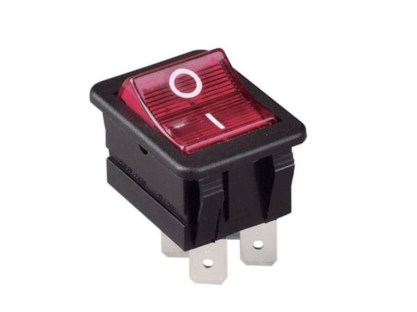 Arcolectric (Bulgin Ltd.) vaihtokytkin C1353VBNAB 230 V/AC 16 A 2 x Pois päältä/päälle naksahtaen 1 kpl
