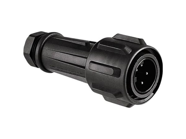 Bulgin EXP-0911/04/P rundkontakt; rett samlet poltall: 4; serie EXP; 1 stk
