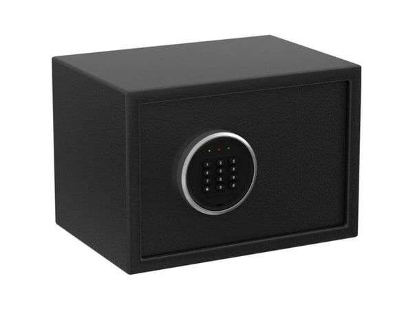 BASI EMT 250, Frittstående safe, Sort, Kode, Elektronisk, Stål, Batteri, AA