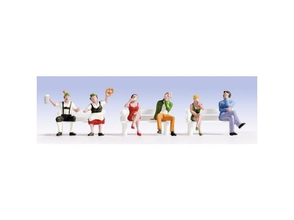 NOCH Sitting People, HO (1:87), Monivärinen