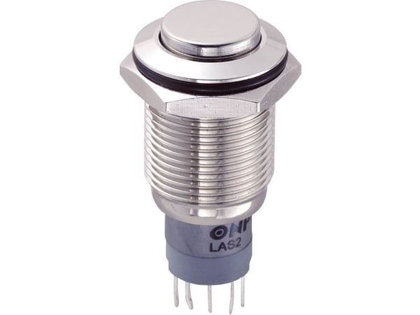 TRU COMPONENTS LAS2GQH-11/N/P Kiinteä painike 250 V/AC 3 A 1 x On/(On) Kosketus 1 kpl