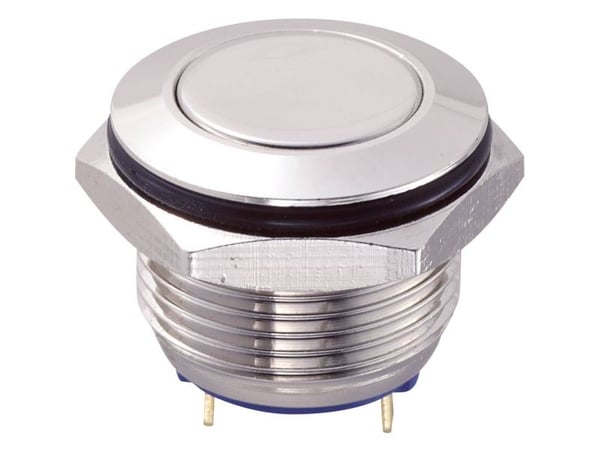 TRU KOMPONENTIT GQ16F-10/J/N Tunkeutumissuojattu painonappi 48 V/DC 2 A 1 x Pois päältä/(Päälle) painonappi 1 kpl