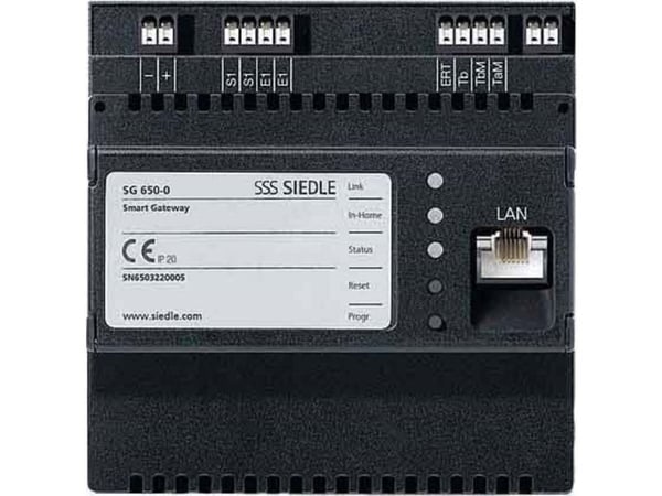 Siedle Smart Gateway SG 650-0 for nettverkstilkobling 200048807-00 ( 200048807-00 )