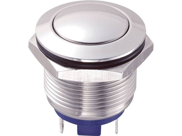 TRU COMPONENTS GQ19B-10/J/N Kiinteä painike 36 V/DC 2 A 1 x Pois päältä/(Päälle) Kosketus IP65 1 kpl
