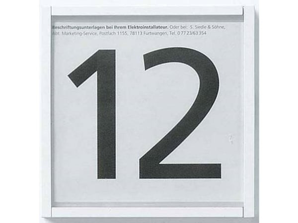 S. Siedle & Soehne informasjonsmodul IM 612-0 DG mørkgrå-glimmer (200038801-00)