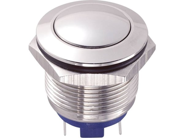 TRU COMPONENTS 701905 GQ19B-10/J/S Ilkivallankestävä painonappi 48 V/DC 2 A 1 x Off/(On) Painonappi IP65 1 kpl 1 kpl
