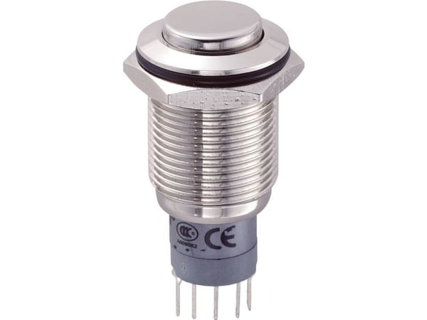 TRU COMPONENTS 701981 LAS2GQH-11Z/N/P Ilkivallankestävä painonappikytkin 250 V/AC 3 A 1 x On/On Klikkaava 1 kpl