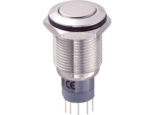 TRU COMPONENTS LAS2GQF-11Z/N/P Kestävä painekytkin 250 V/AC 3 A 1 x On/On Naksahdus 1 kpl