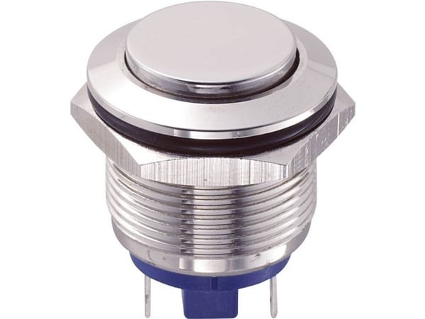 TRU COMPONENTS GQ19H-10/J/N Kiinteä painike 48 V/DC 2 A 1 x Pois päältä/(Päälle) Kosketus IP65 1 kpl