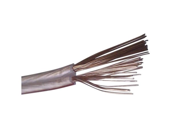 Kash 23319A høyttalerkabel 2 x 1,5 mm² transparent 20 m