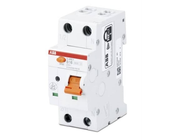 ABB S-ARC1 B10 B10, 6kA, 1P+N, 2HP palokatkos (2CSA255901R9105)