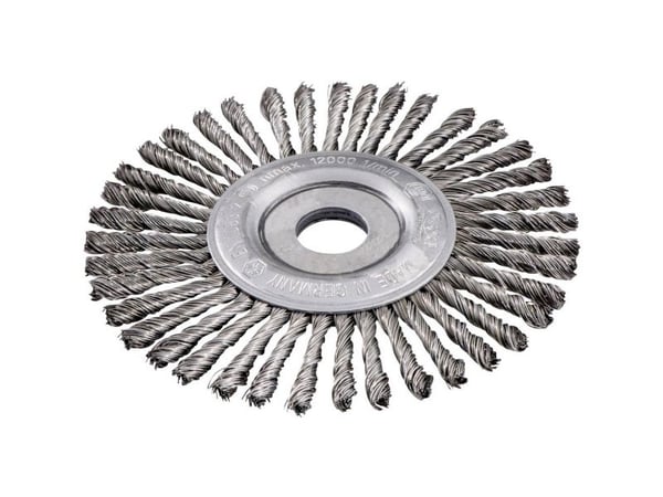 Metabo 626815000, Slipebørste, Metall, Maling, Rustfritt stål, 12500 RPM, Grå, Rund, 2,22 cm