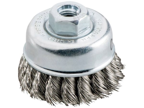 Metabo 623801000, Kopp stålbørste, Alle merker, 6,5 cm, Sølv, M14, 0,35 mm