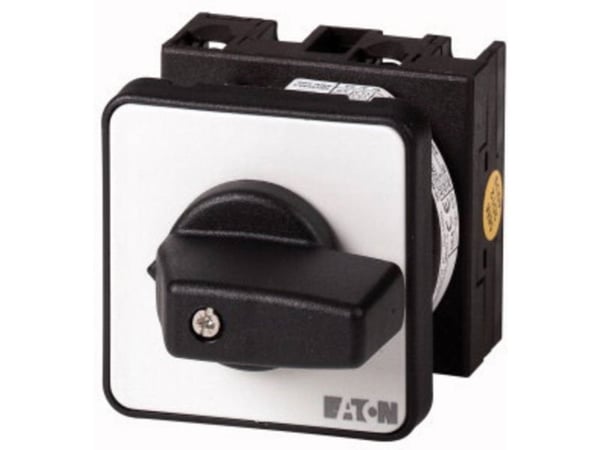Eaton T0-2-8900/E, Vipukytkin, 3P, Musta, Valkoinen, IP65, 48 mm, -25 - 50 °C