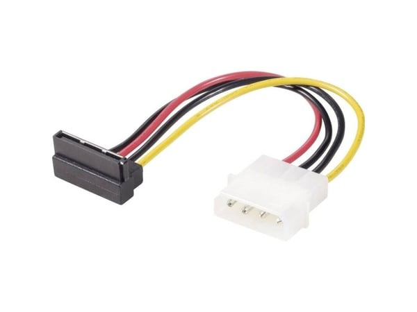 Renkforce RF-4159596, 0,15 m, SATA 6-pin, Hankjønn, Hankjønn, Sort, Rød, Gult, Harddisk