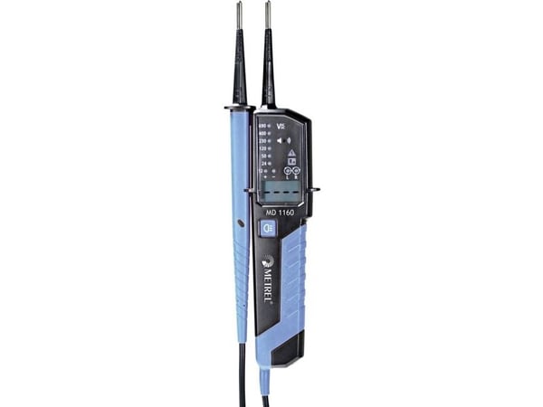Metrel MD 1160 topolet spenningsmåler, kalibrert (ISO) CAT III 1000 V, CAT IV 600 V, LCD, akustikk