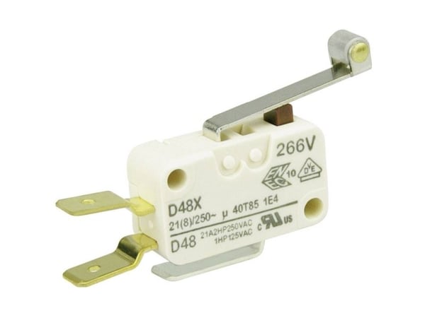 ZF Microcontact D489-V3RD 250 V/AC 21 A 1 x On/(On) Painikkeen pää 1 kpl