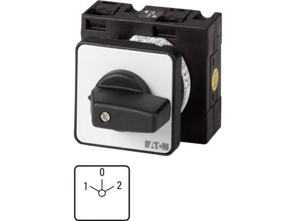 Eaton T3-3-8401/E Knastomskifter 32 A 690 V 2 x 30 ° Grå, Sort 1 stk