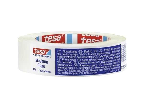 tesa STANDARD 04325-00002-01 teip/maskeringstape Professional beige (L×B) 50 m × 30 mm 1 stk (04325-00002-01)