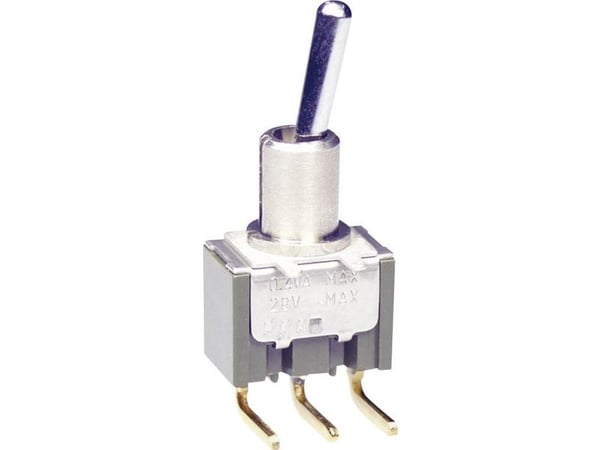 NKK-kytkimet M2012SS2W13 Keinukytkin 250 V/AC 3 A 1 x On/On Klikkaava 1 kpl