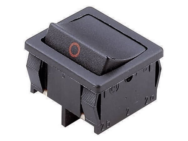 Marquardt 1805.7110 Keinukytkin 1805.7110 250 V/AC 10 A 2 x Off/On IP40 Klikkaava 1 kpl