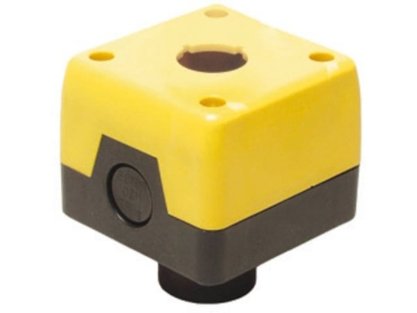 Pizzato Elettrica VFKIT35 VFKIT35 Tyhjä kotelo 1 asennuspiste (L x S x K) 72 x 72 x 56 mm Keltainen, musta 1 kpl