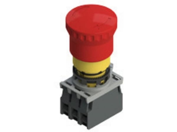 Pizzato Elettrica E2AC-DXBC1000 nödstoppknapp 250 V/AC 6 A 2x brytkontakt, 1x slutkontakt IP67/IP69K (5 st.)