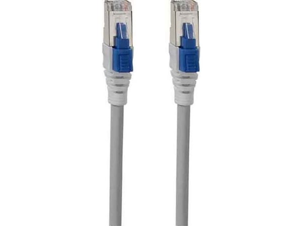 Rutenbeck 21600010, 1 m, Cat6a, RJ-45, RJ-45, Grå
