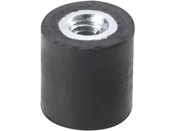 PB Fastener 111438 vibrasjonsdemper/bufferfot innvendig gjenge M6 høyde 20 mm 1 stk