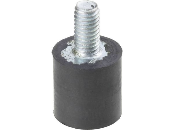 PB Fastener 111435 bufferfot utvendig gjenge M4 innvendig gjenge M4, høyde 15 mm 1 stk