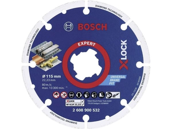 Bosch DIAMOND DISC FOR METAL XLOCK 115MM