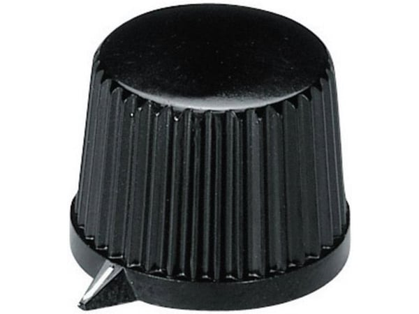 OKW A1313560 Nuppi Musta (Ø x K) 20 mm x 15,4 mm 1 kpl 1 kpl