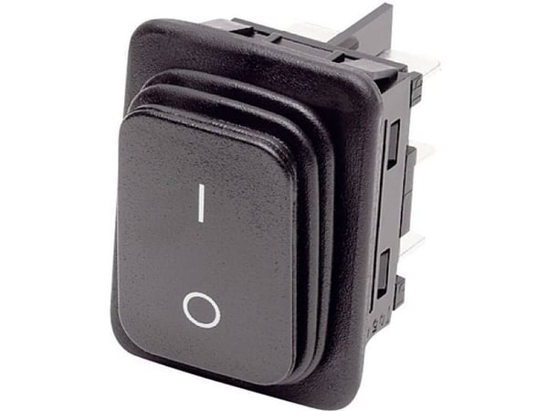 Marquardt 1939.3119 Vaihtokytkin 1939.3119 250 V/AC 12 A 2 x On/Off/On IP65 Napsautus/0/Clicking 1 kpl