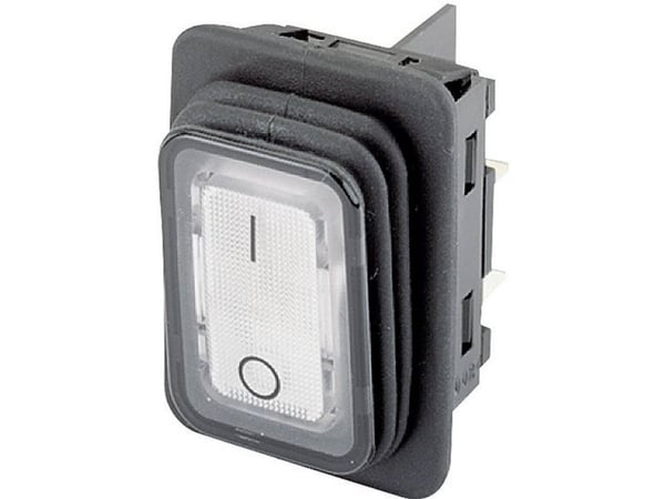 Marquardt 1935.3133 Keinukytkin 1935.3133 24 V/DC 10 A 2 x Off/On IP65 Klikkaava 1 kpl