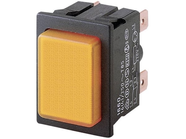 Marquardt 1660.0201 1660.0201 Pressostat 250 V/AC 16 A 2 x Off/On Klikkende Orange (L x B) 25 mm x 33 mm IP40 1 stk