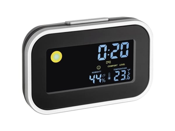 TFA - Väckarklocka - rektangulär - kvarts - skrivbord