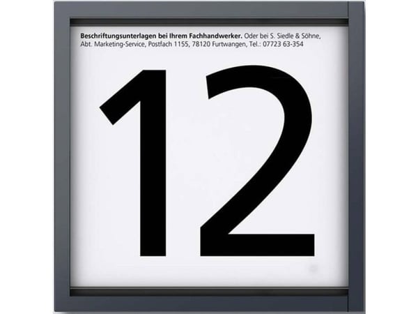 Informasjonsmodul IM 612-0 AG antrasittgrå (210004927-00)
