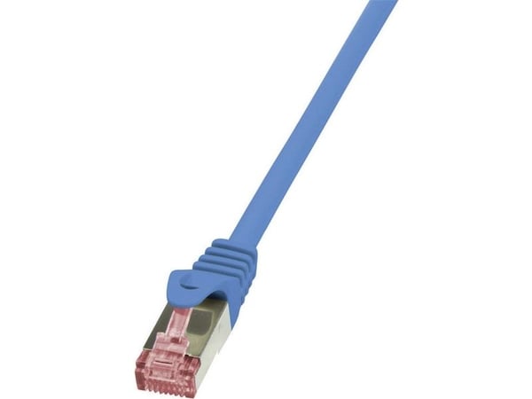 LogiLink 3m Cat.6 S/FTP, 3 m, Cat6, S/FTP (S-STP), RJ-45, RJ-45, Blå