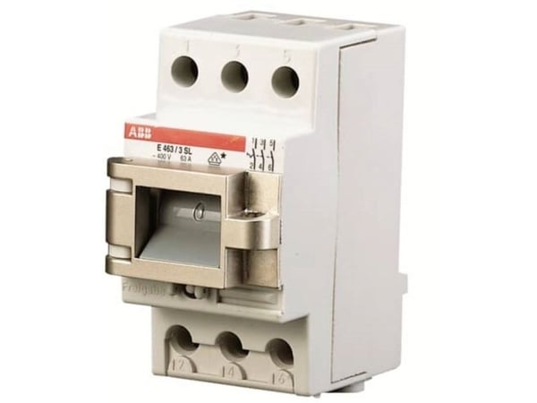ABB E463/3SL, 3P, Ledningsført, Grå, IP20, DIN-skinne, Schweiz