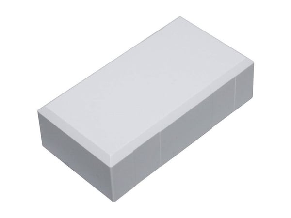 TRU COMPONENTS ESO 1250 Pistorasia 125 x 67 x 50 Polykarbonaatti , ABS Vaaleanharmaa 1 kpl