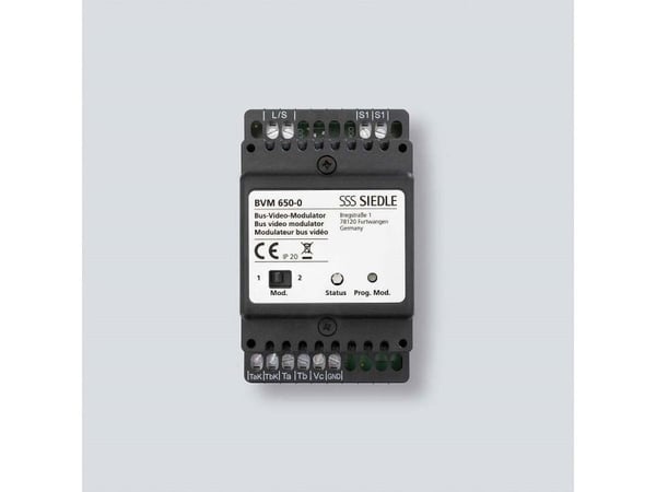 Siedle BVM650-0 bus video-modulator grå (210008126-00)