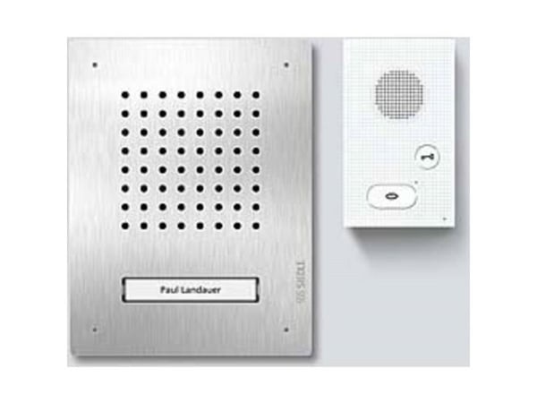 Siedle SET CLAB 850-1 E/W lydsett Siedle Classic rustfritt stål/hvit (210010045-00)