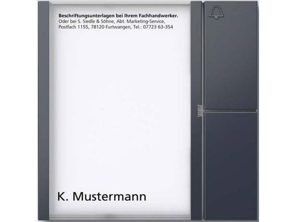 Bus-tastemodul antrasittgrå BTM 650-01 AG (210004907-00)