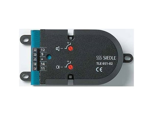 Siedle TLE 051-02, Høyttalermodul, Sort, Siedle, CE, 124 mm, 31 mm