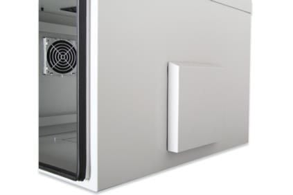 Digitus DN-19 09U-I-OD - Skap - veggmonterbar - grå, RAL 7035, pulverbelegg - 9U - 19"
