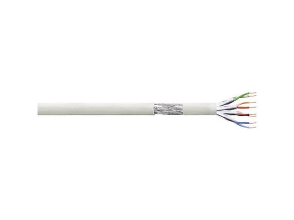 LogiLink CP2100S, 100 m, Cat6, S/FTP (S-STP), Grå
