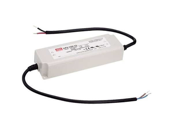 MEAN WELL LPV-150-12, 120 W, IP67, -25 - 65 °C, 180 - 305 V, 47 - 63 Hz, 1.7, 1.5 A